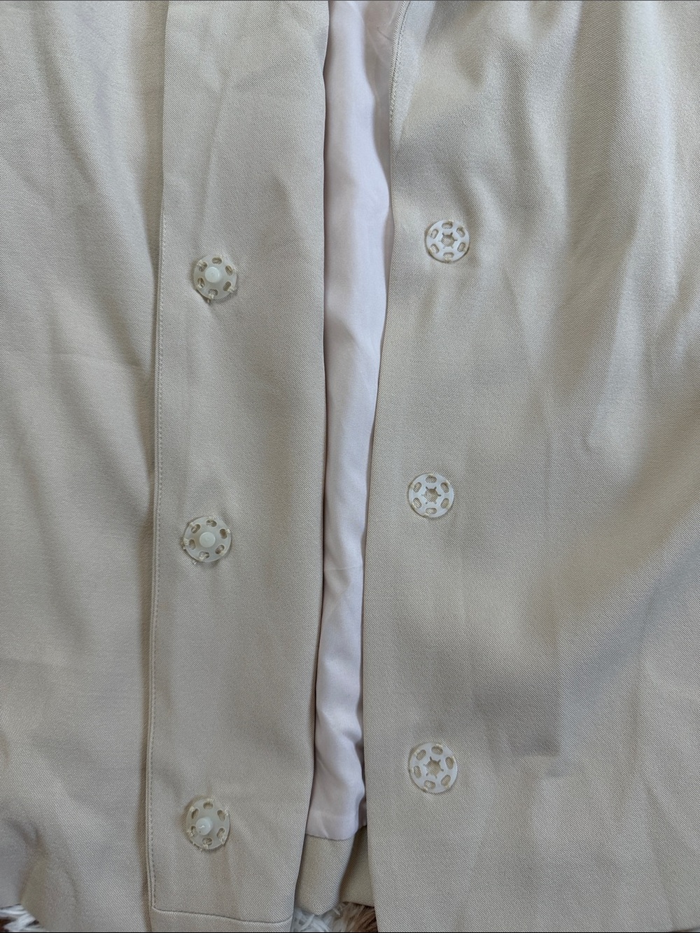 Cider Cream Tie-Waist Blazer Jacket - Picture 5 of 6